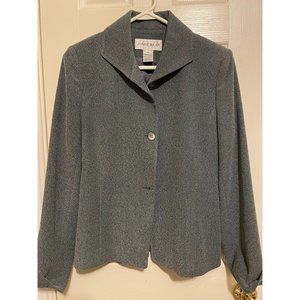 Jones Wear, Women's size 4 blue green Blazer
